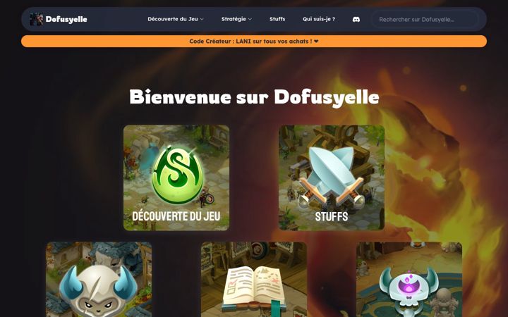 Screenshot of dofusyelle.com