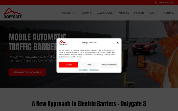 Screenshot of dofygate.co.uk