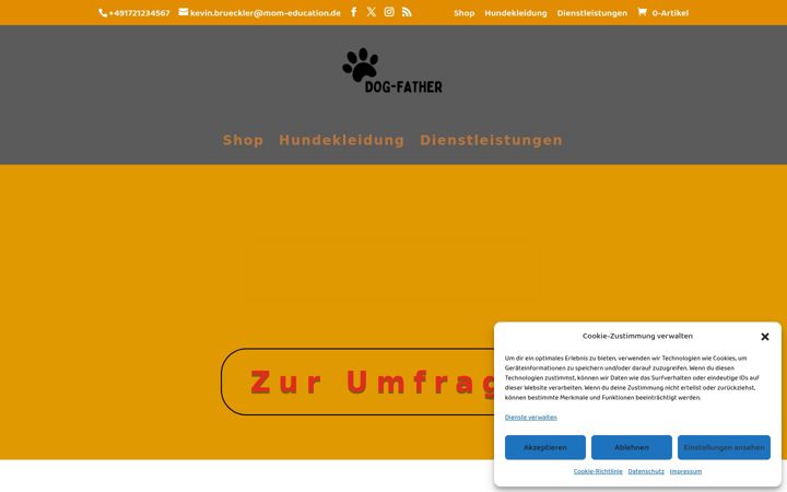 Screenshot von dog-father.de