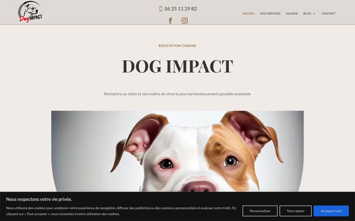 Screenshot von dog-impact.fr