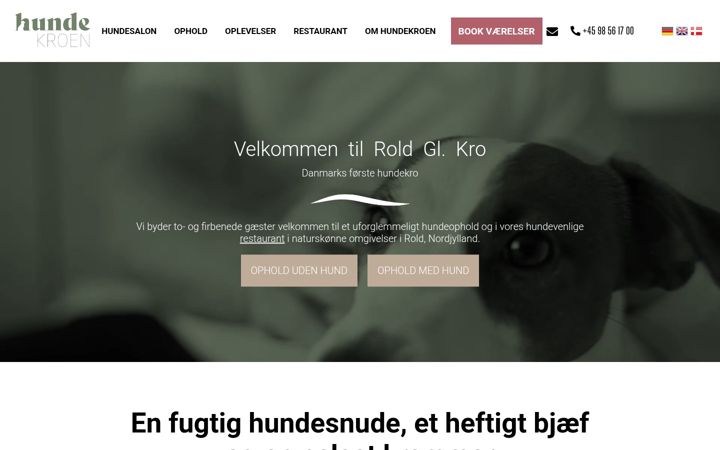 Captura de pantalla de dog-inn-denmark.com