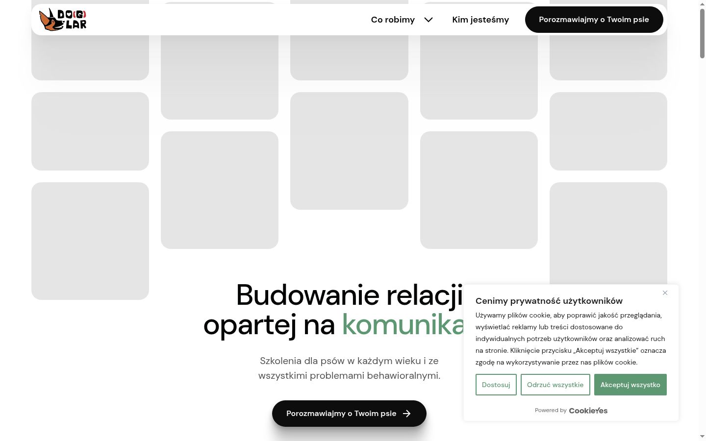 Screenshot tal-banner tal-kunsens muri qabel kwalunkwe interazzjoni