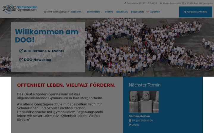 Screenshot von dog-mgh.de
