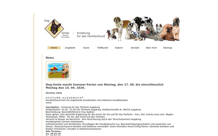 Screenshot of dog-smile.de