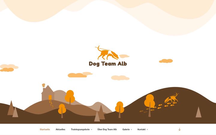 Screenshot von dog-team-alb.de