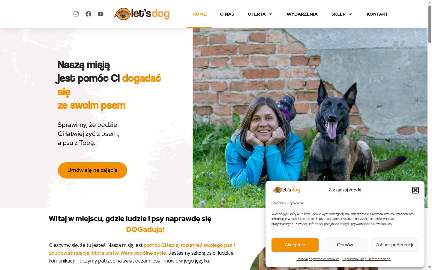 Screenshot tal-banner tal-kunsens muri qabel kwalunkwe interazzjoni