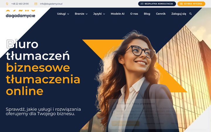 Screenshot ta' dogadamycie.pl
