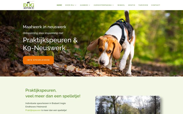 Screenshot of dogadvice.nl