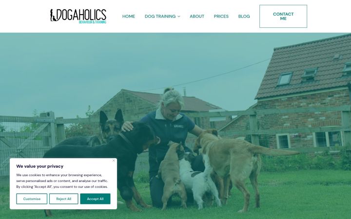 Screenshot di dogaholicsonline.co.uk