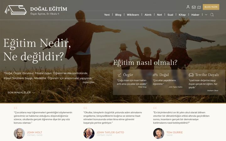 Ekrano kopija dogalegitim.org