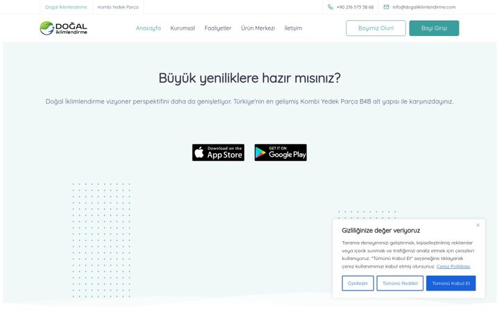 Screenshot of dogaliklimlendirme.com