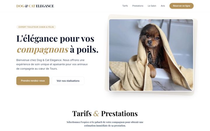 Screenshot von dogandcatelegance.fr