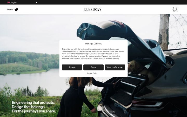 Screenshot of doganddrive.com