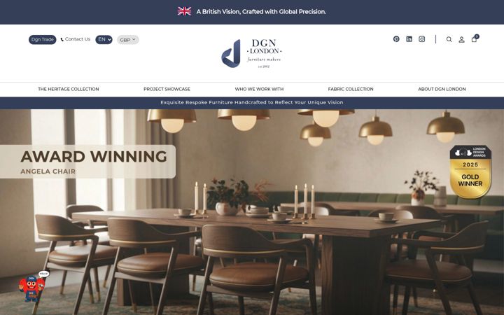Screenshot di doganlondon.co.uk