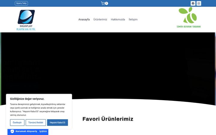 Screenshot of doganplast.com