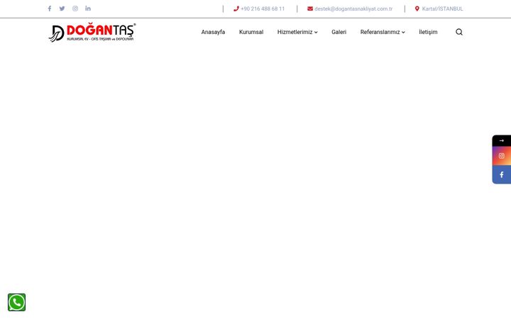 Екранна снимка на dogantasnakliyat.com.tr