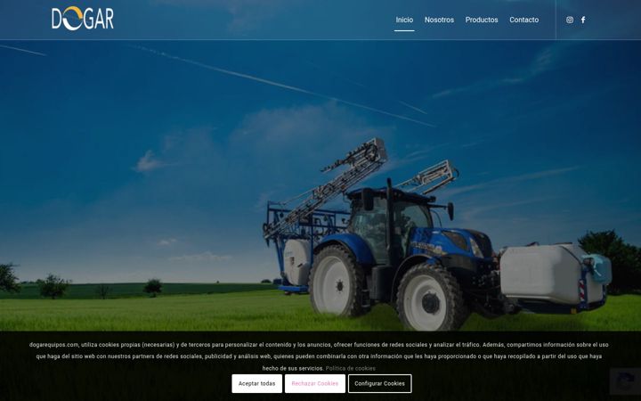 Screenshot of dogarequipos.com