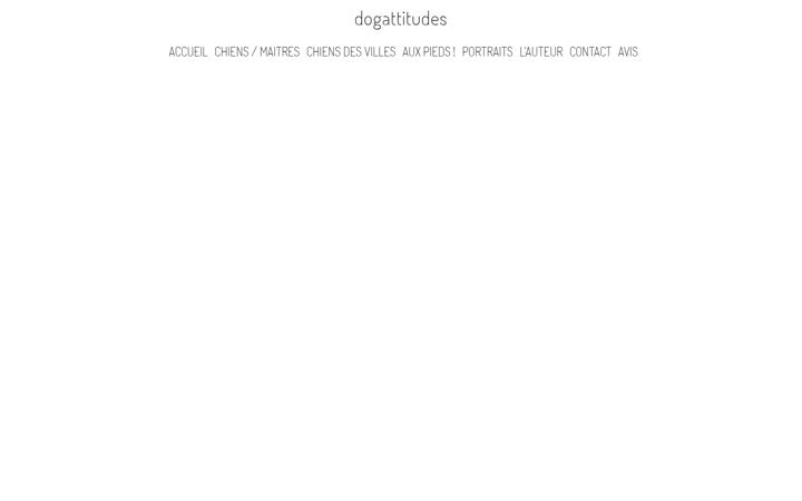 Screenshot of dogattitudes.com