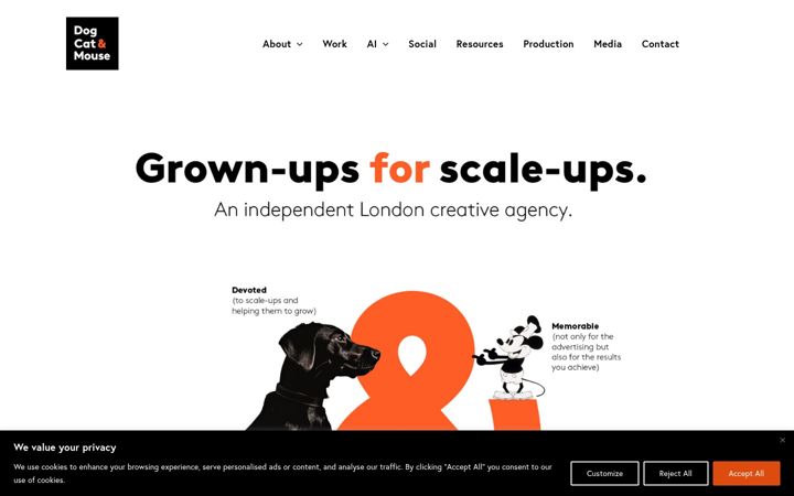 Screenshot of dogcatandmouse.com