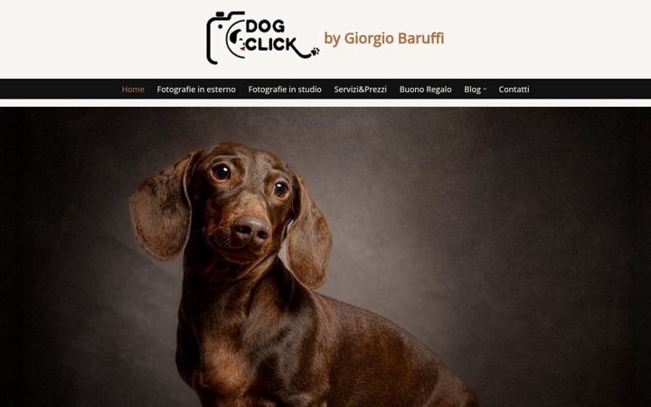 Captura de pantalla de dogclick.it