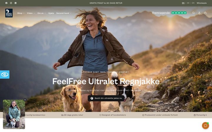 Screenshot of dogcoach.dk