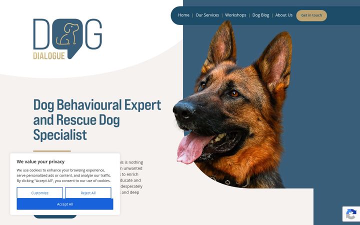 Screenshot di dogdialogue.co.uk