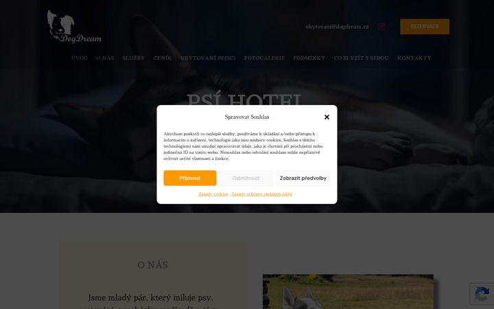 Screenshot of dogdream.cz