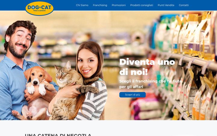 Captura de pantalla de dogecat.it