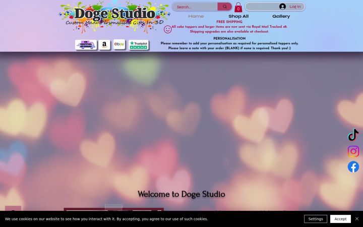 Screenshot di dogestudio.co.uk