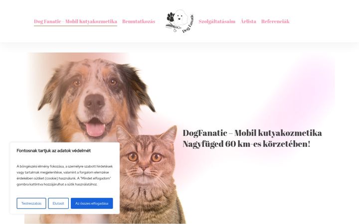Screenshot of dogfanatic.hu