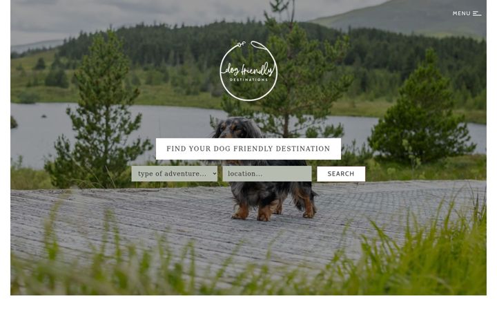 Screenshot of dogfriendlydestinations.com