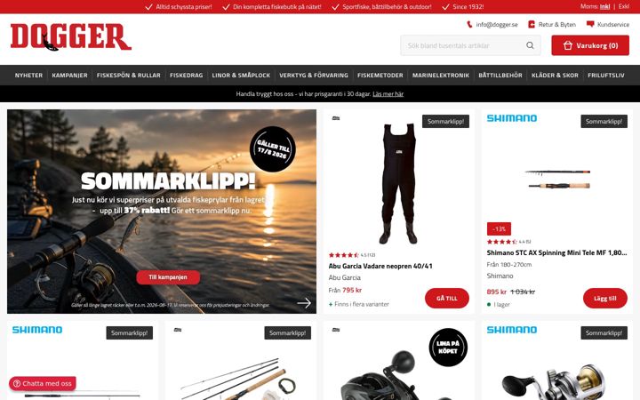 Screenshot of dogger.se