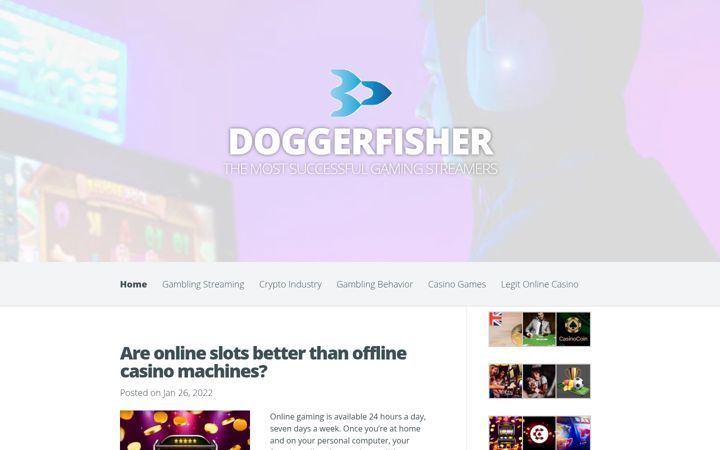 Screenshot of doggerfisher.com