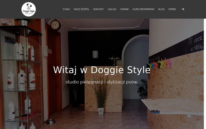 Snimka zaslona za doggiestyle.pl