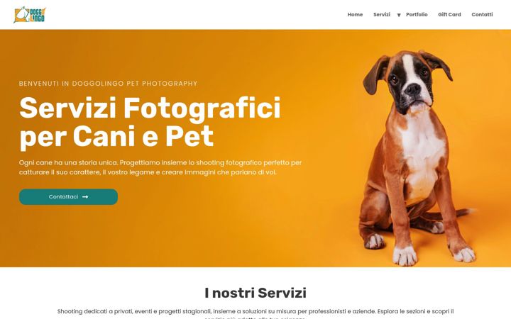 Captura de pantalla de doggolingo.it