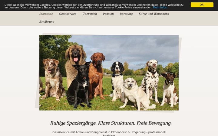 Screenshot of doggy-mobil.de