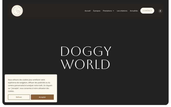 Екранна снимка на doggy-world.fr