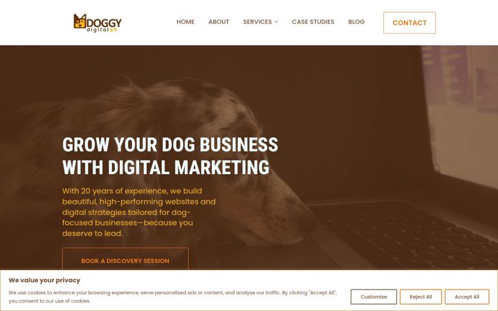 Screenshot of doggy.digital