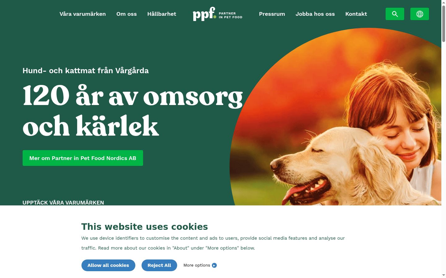 Snímek obrazovky baneru souhlasu zobrazeného před jakoukoli interakcí