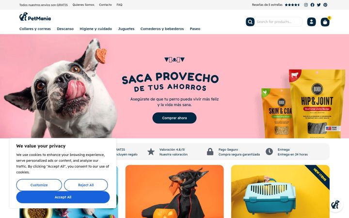 Screenshot of doggylandia.es