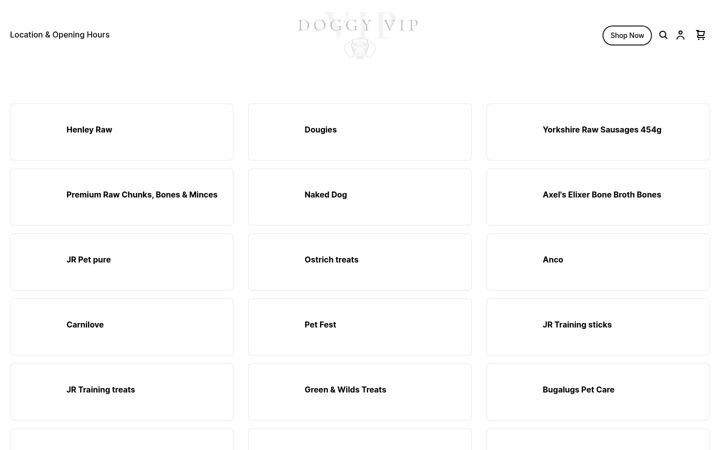 Capture d'écran de doggyvip.co.uk
