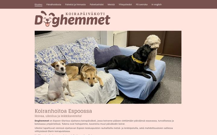 Screenshot di doghemmet.fi
