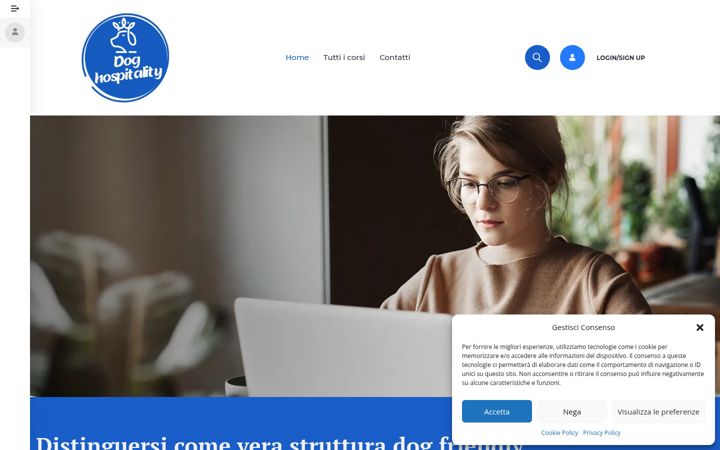 Snímek obrazovky doghospitality.info