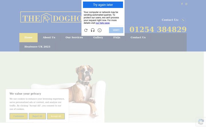 Screenshot of doghousegroom.co.uk