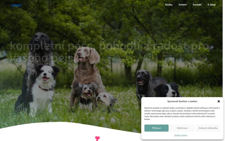 Screenshot of doghousehotelrychvald.cz