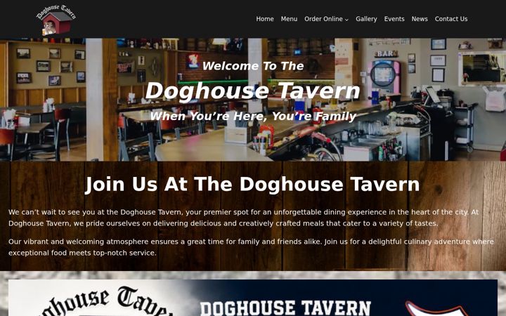Screenshot of doghousememphis.com