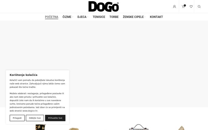 Screenshot of dogice.hr