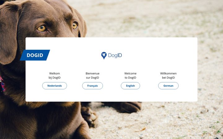 Screenshot of dogid.be