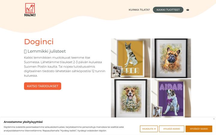 Screenshot di doginci-muotokuva.fi