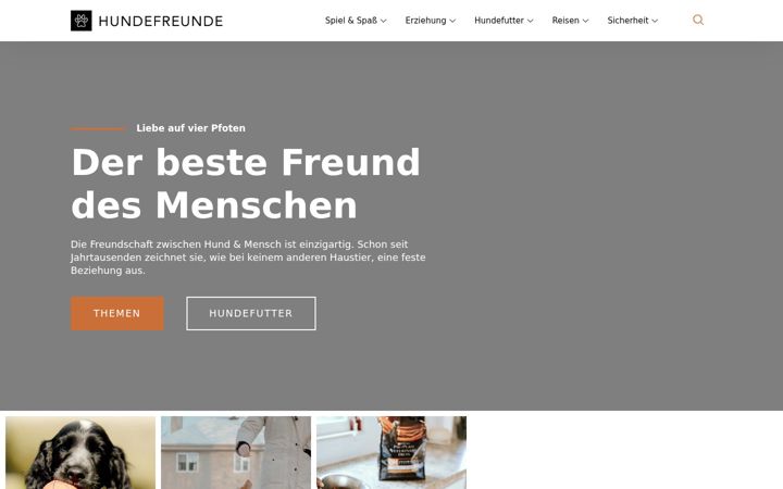Screenshot of dogislife.de
